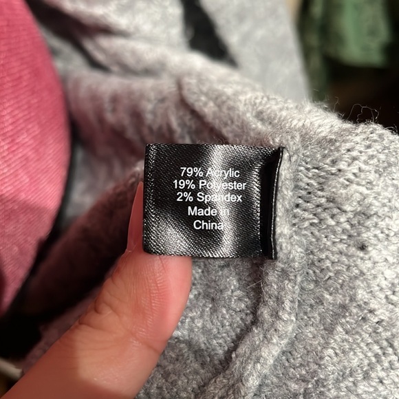 26/28 Lane Bryant Long open sweater cardigan - Picture 6 of 8